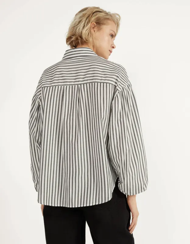 Gestreiftes Damen Hemd